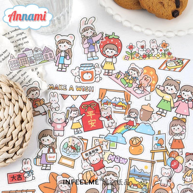 Bộ 40 miếng dán trang trí đáng yêu