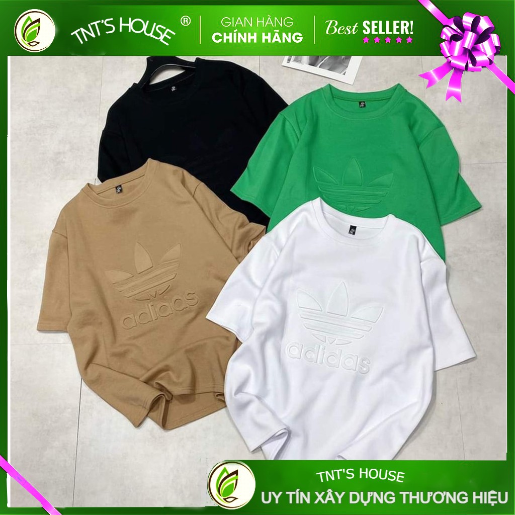 🔥FREE SHIP🔥 Áo phông dập chữ nổi dáng rộng | Áo phông tay lỡ Nữ COTTON Dập Nổi Đủ Màu | BigBuy360 - bigbuy360.vn