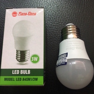 Combo 5 bóng đèn led tròn 3W Rạng Đông