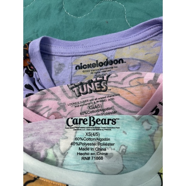 Áo thun bé gái DN 4-16 tuổi  Áo phông ngắn tay cotton mềm xuất dư 0622