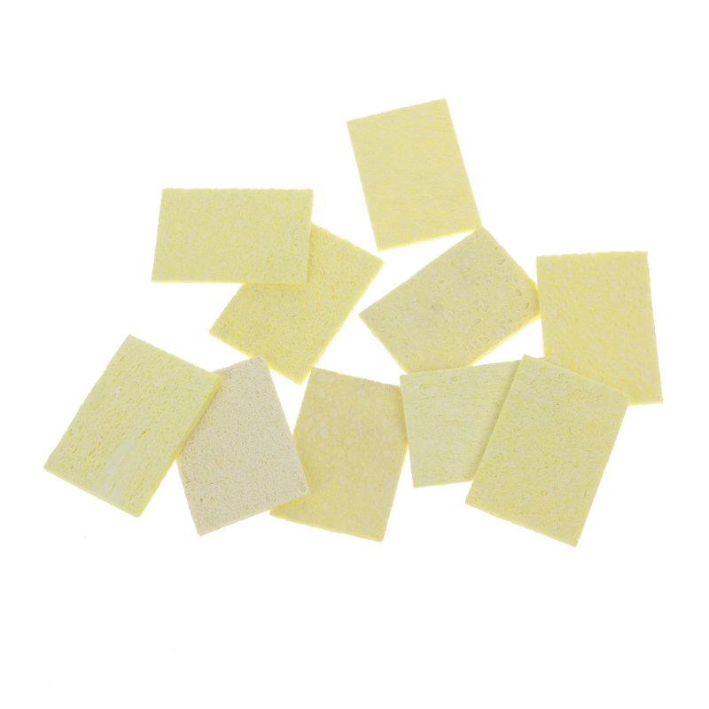 Set 10 Miếng Bọt Biển Làm Sạch Đầu Mỏ Hàn 35mm X 50mm