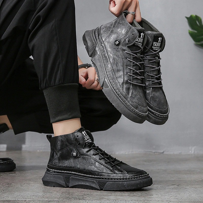 Giày Bốt Cao Cổ TASYF11 - G200 Size 41-42 Thời Trang Thu-Đông Cho Nam 2020