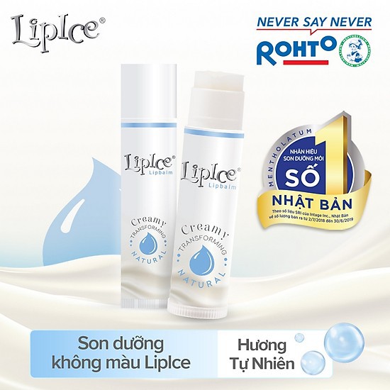 Son dưỡng không màu chuyển kem mịn Lipice Creamy 4.3g