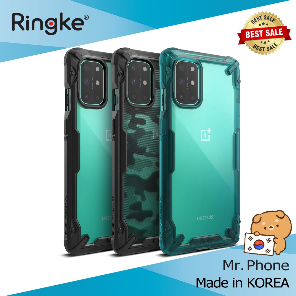 Ốp lưng Oneplus 9R / 8T / 8T+ 5G Ringke Fusion X - Nhập khẩu Hàn Quốc