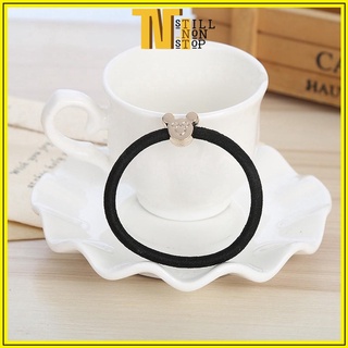 Thun Cột Tóc Cao Su Co Giãn Đầy Đặn Phong Cách Hàn Quốc