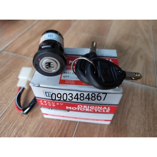 Ổ khóa xe cub 6 cạnh chống trộm
