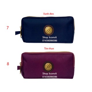 Ví Cầm Tay Kipling Ba Ngăn Lớn 20*10 cm