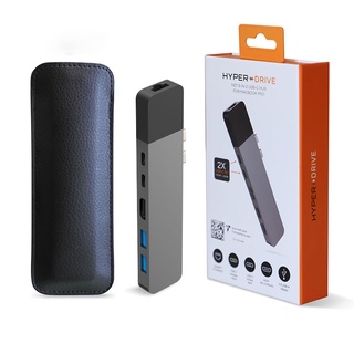 Cổng chuyển đổi HYPERDRIVE net 6-in-2 hub USB-C chính hãng, tốc độ cao, bảo hành 2 năm (GN28N)