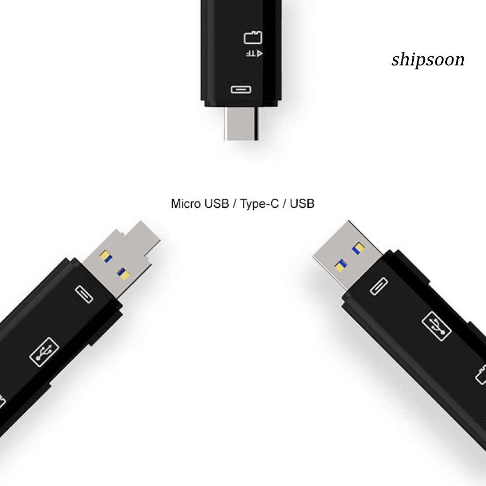 Đầu Đọc Thẻ Nhớ Đa Năng Cổng Micro Usb 2.0 Type-C Tf | BigBuy360 - bigbuy360.vn