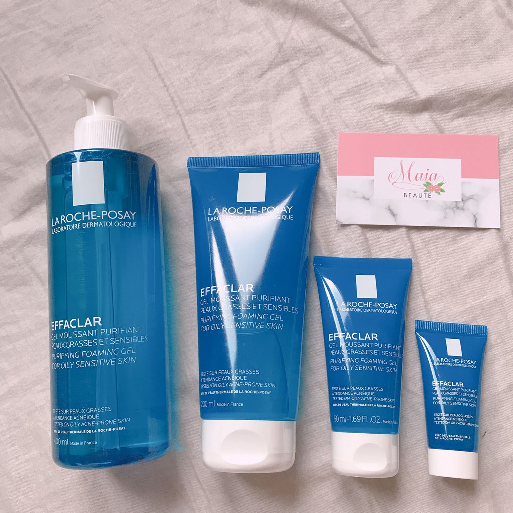 [Auth] Gel rửa mặt La Roche-Posay Effaclar Purifying Foaming Gel cho Da Dầu Nhạy Cảm