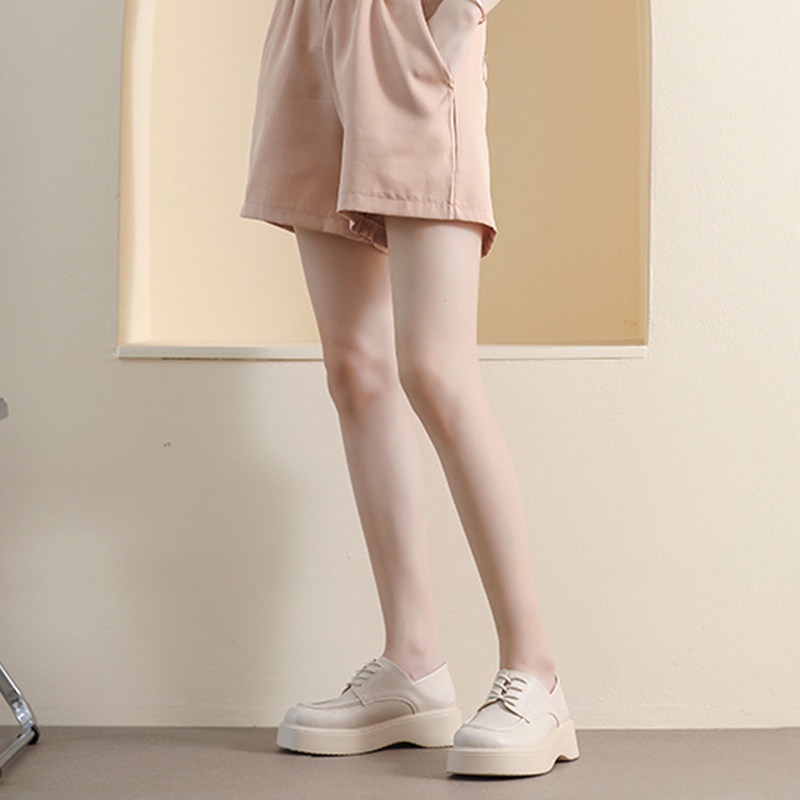Giày Da Mũi Tròn Đế Dày Phong Cách Anh Quốc Cổ Điển Thời Trang Mùa Thu Cho Nữ Size 34-42