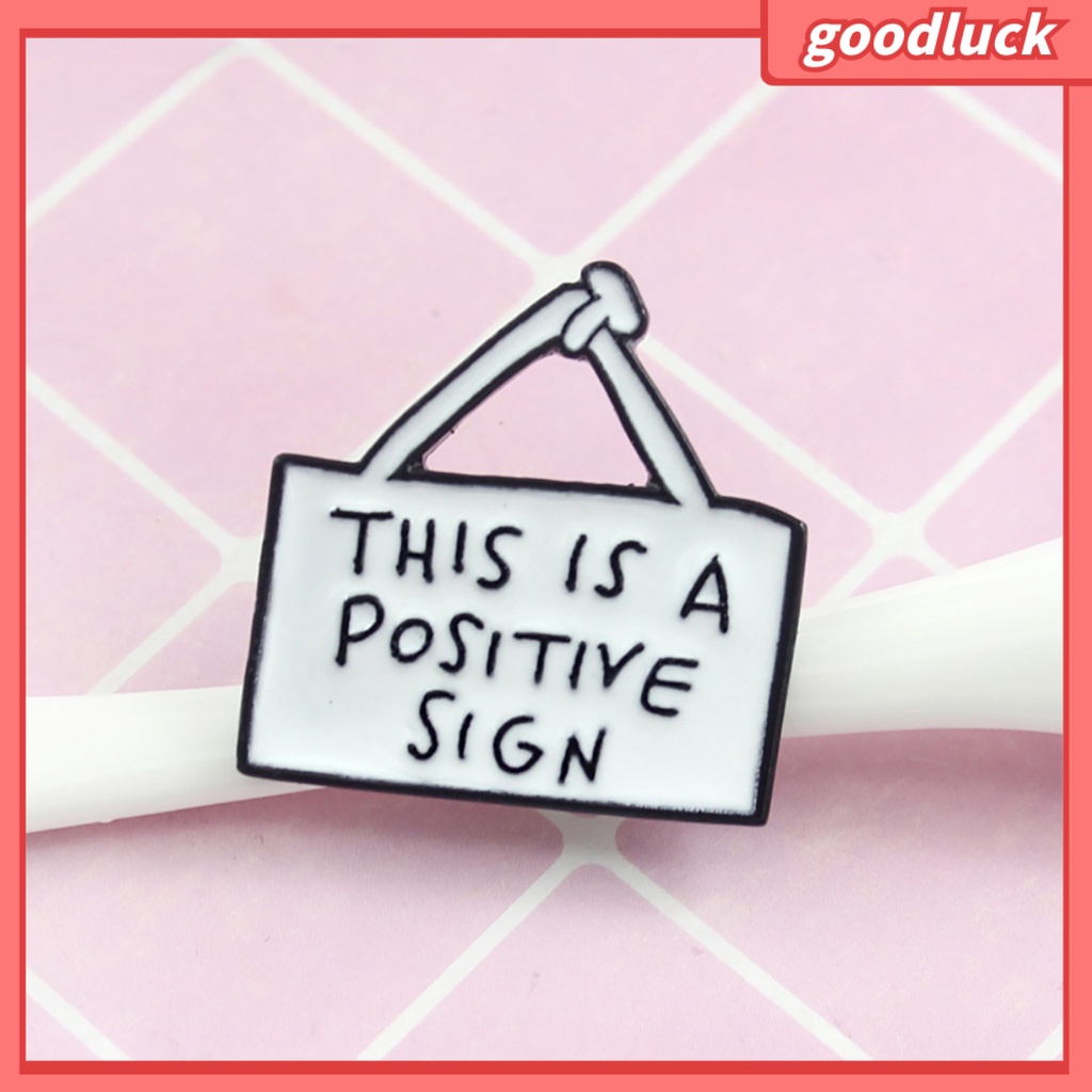 Ghim Cài Áo Hình Thẻ In Chữ Cho Nam &amp; Nữ