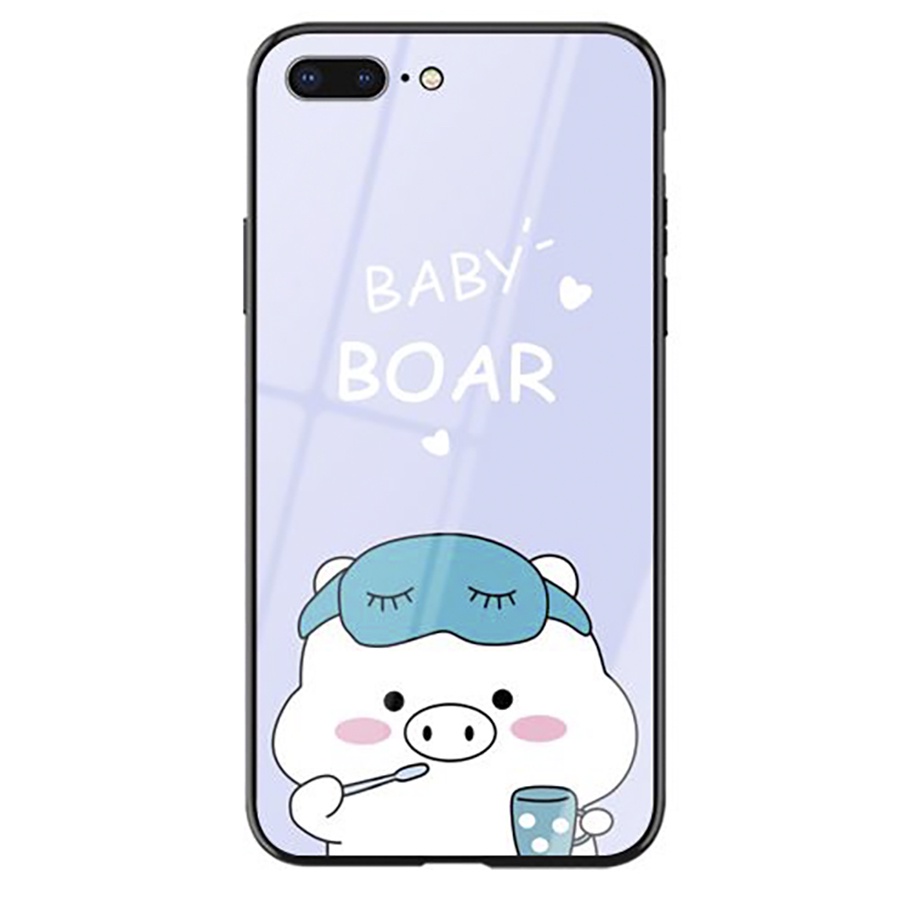Ốp lưng iphone kính thỏ và heo case 14 14plus 13 pro max 12 promax 11 mini 6 6s 7 8 plus x xr xs