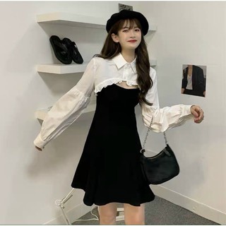Đầm suông 2 dây hót (ảnh thật)