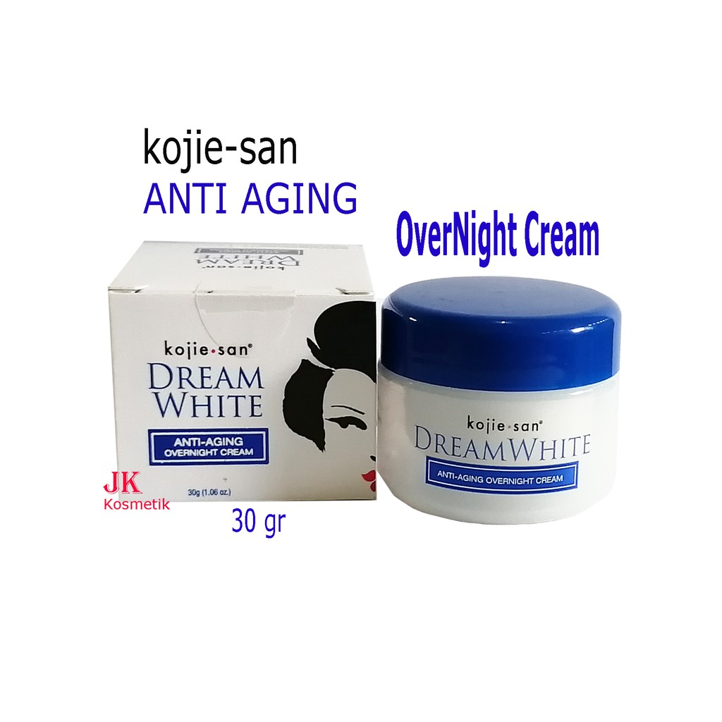 (hàng Mới Về) Kem Dưỡng Da Ban Đêm Kojie San Dream White Over Cream 30 Gr