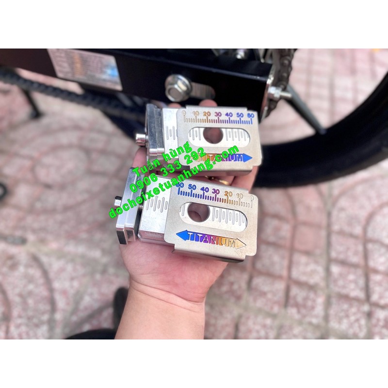 Pat Tăng Sên Âm Exciter 155/ Ex 155  Nhôm CNC Nguyên Khối - đồ chơi xe ex155