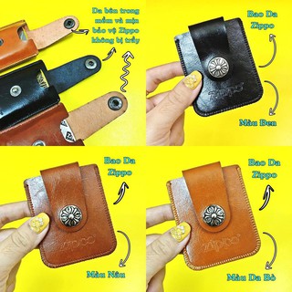 bao da cho zippo (Da bên trong mềm mịn)