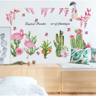 Decal dán tường Phong cách tropical
