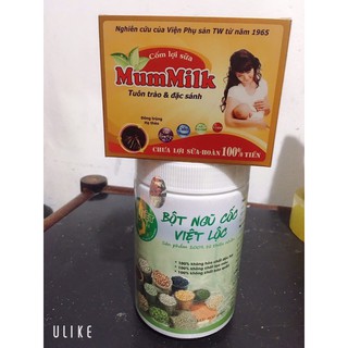 Combo 1 hộp cốm mummilk+1 hộp ngũ cốc việt Lộc