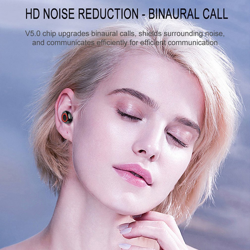 Y50 Tai nghe nhét tai thể thao không dây bluetooth 5.0 sức chứa lớn