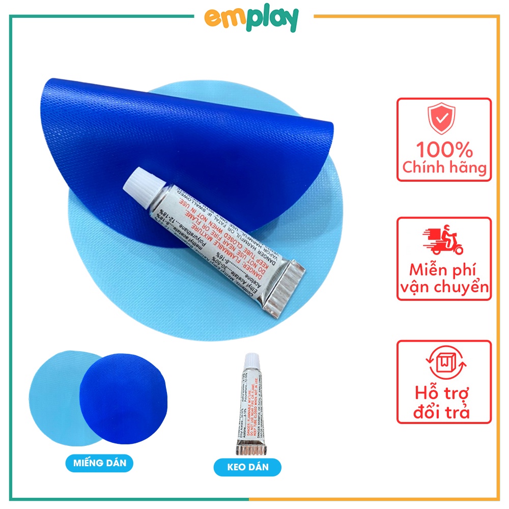 Bộ keo và miếng vá bể bơi phao bơi Emplay tiện lợi dễ sử dụng