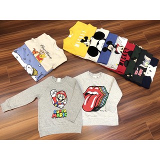 Áo nỉ Mickey H&M sz 4m-4y