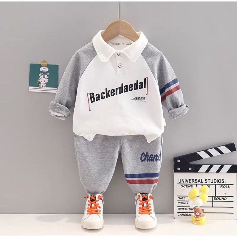 Set bộ công tử bé trai size nhí chất nỉ da cá quảng châu mịn đẹp