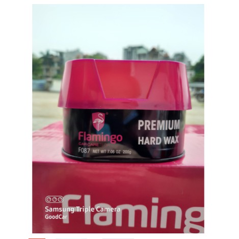 Wax Premium Nano Sáp Cứng Cao Cấp Phủ Bóng Bảo Vệ Sơn Xe Flamingo F087 200g