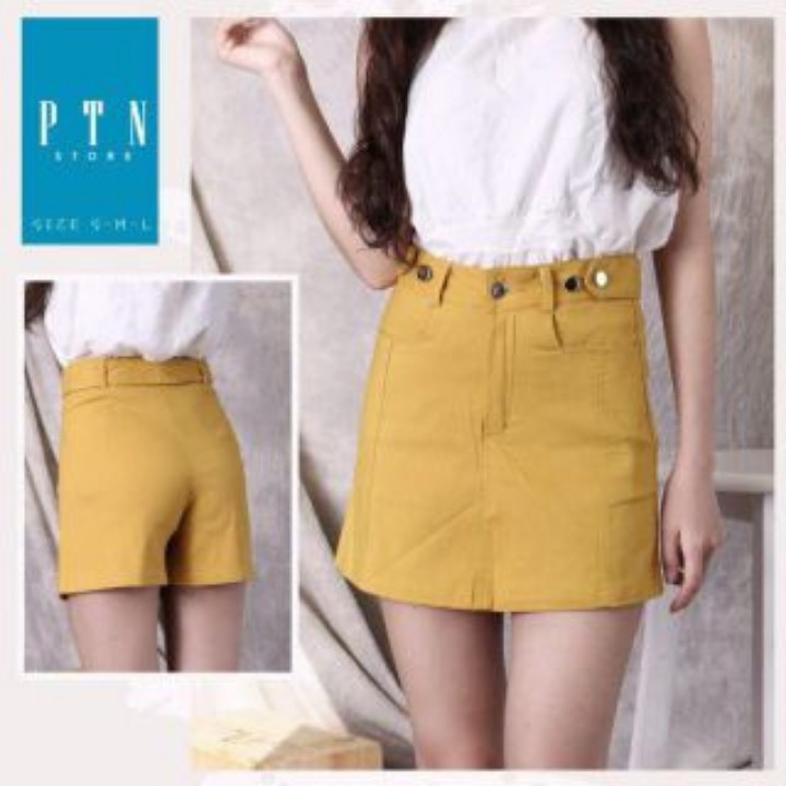 {GIÁ SỈ}QUẦN SHORT THÔ KAKI,QUẦN GIẢ VÁY NĂNG ĐỘNG HOT HIT