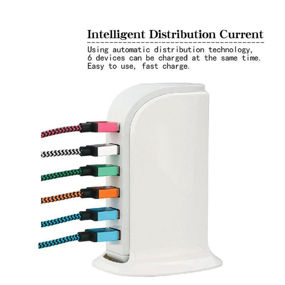 Trạm Sạc Nhanh SHOUKEY Nhiều Cổng 5V 6A 30W Cho Điện Thoại / Máy Tính Bảng