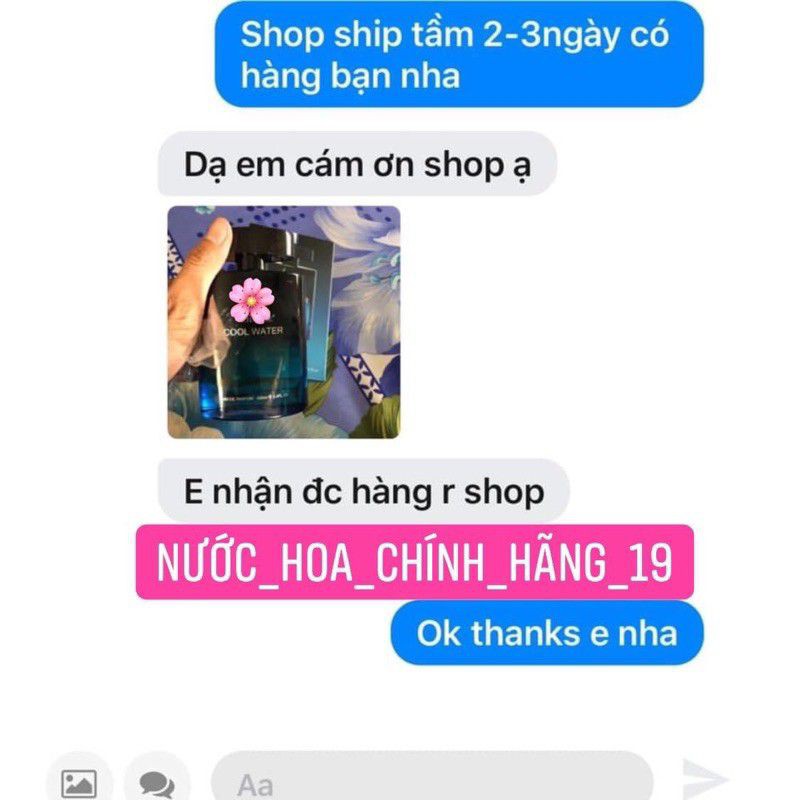 CHÍNH HÃNG - NƯỚC HOA NAM COOL WATER – SẢNG KHOÁI ĐẦY NAM TÍNH (100ML) - MẪU MỚI NHẤT | Thế Giới Skin Care