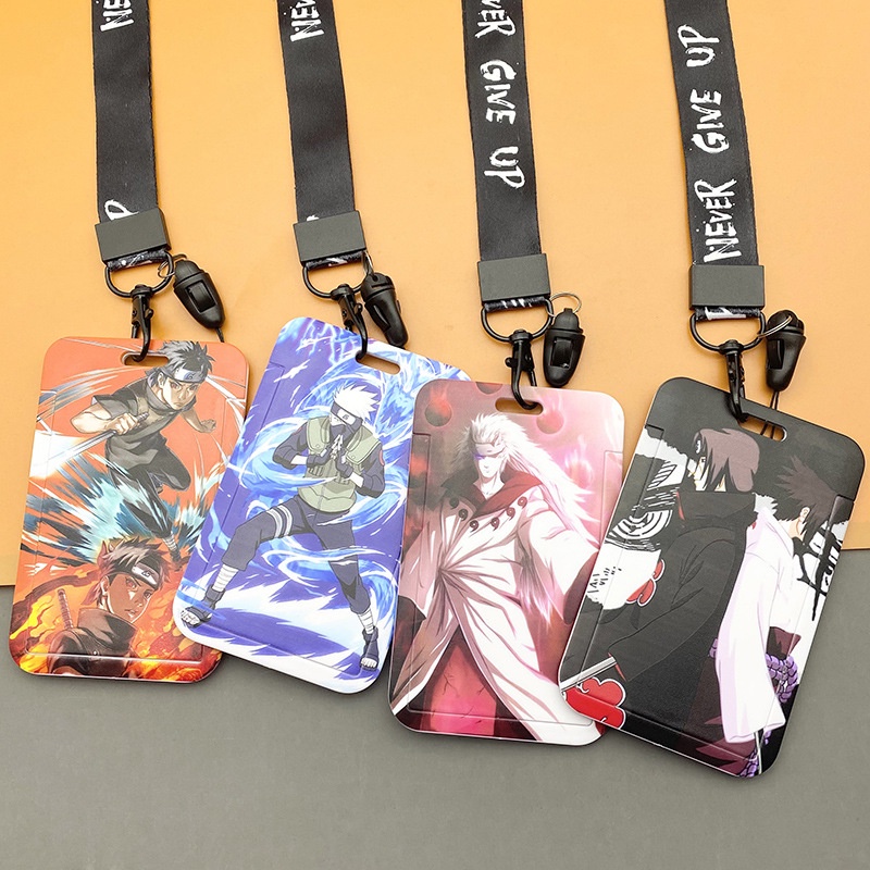 Vỏ Bọc Thẻ ID/Thẻ ID Kèm Móc Khóa Hình Búp Bê Ninja Trong Naruto