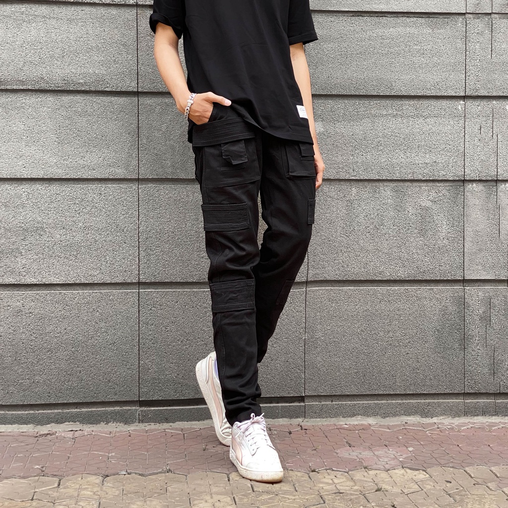 Quần kaki jogger zipper đơn giản (QKK15)
