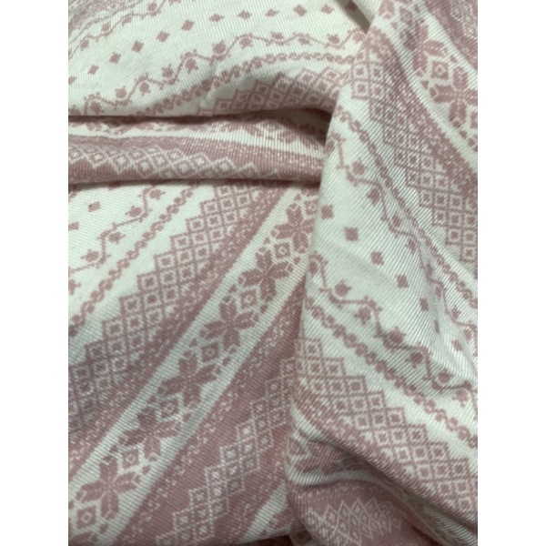 Thun cottonco giãn 4 chiều sọc hồng