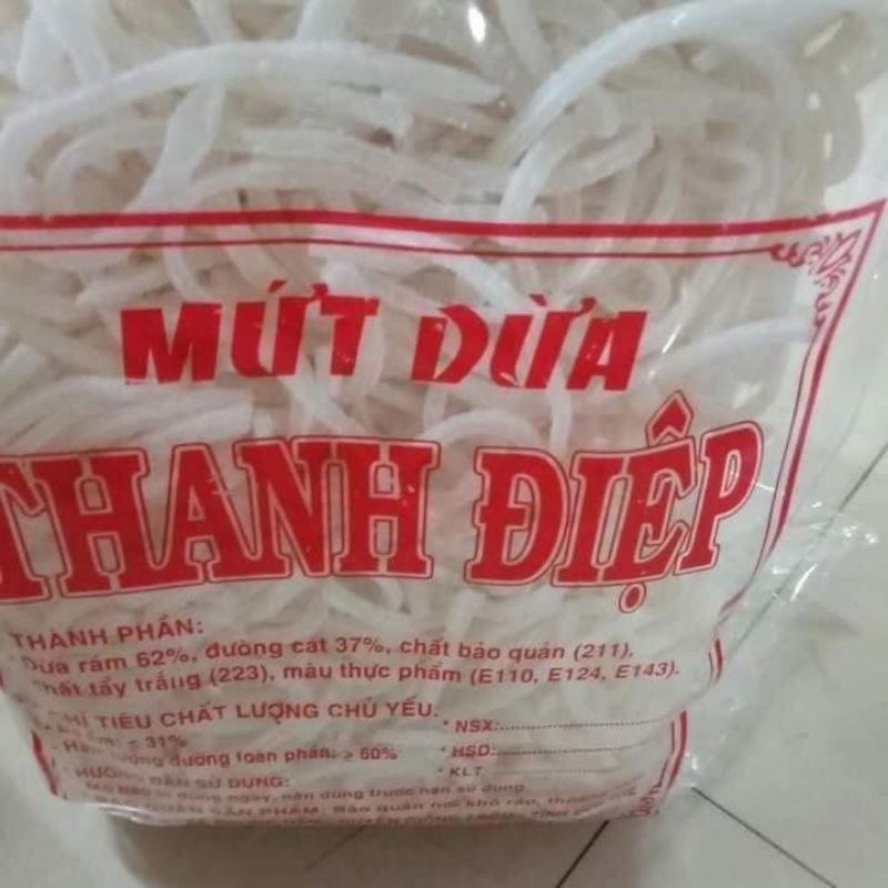 500g Mứt Dừa Non Thanh Điệp hàng loại 1 non dẻo BICHNGAN FOOD