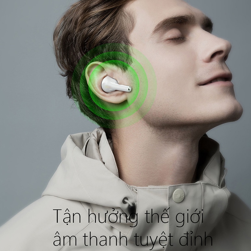 Tai Nghe Không Dây Thế Hệ Mới, Tai Nghe Bluetooth Chống Ồn, Bass Lớn