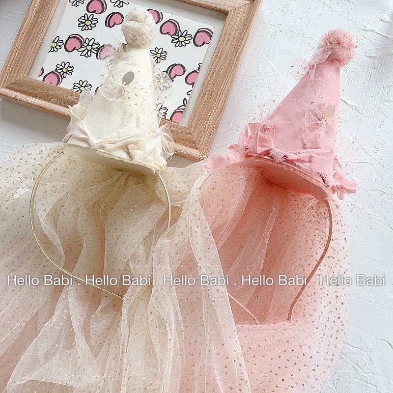 Bờm Mũ Sinh Nhật Công Chúa Mẫu Quốc Dân Cho Bé Cực Kì Xinh Xắn Đáng Yêu Hello Babi