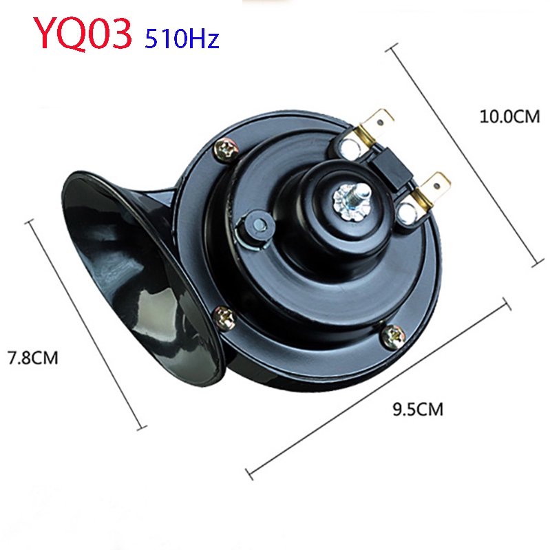 [ 01 Cái ] Còi Sên 12V YQ-03 510Hz ( ÂM CAO ) gắn xe máy, xe ô tô