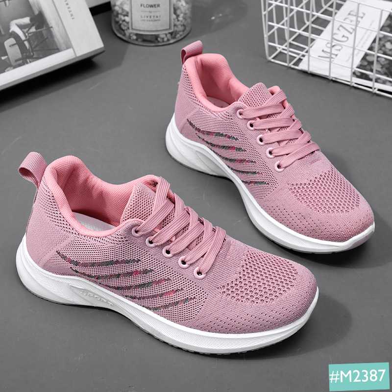 Giày Thể Thao Sneaker Nữ MINSU M2387, Kiểu Dáng  Bata Thể Thao Hàn Quốc Cho Chạy Bộ, Đi Học, Chơi