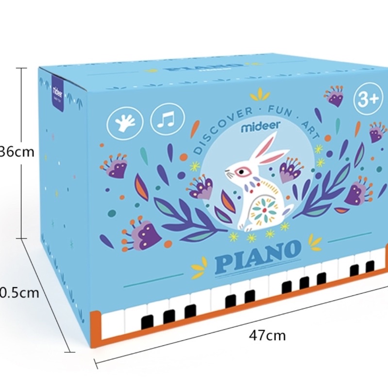 Đồ Chơi cao cấp Đàn Piano Cho Bé Mideer, Đồ Chơi Sáng Tạo Dành Cho Trẻ Em Từ 1,2,3,4,5,6,7 Tuổi