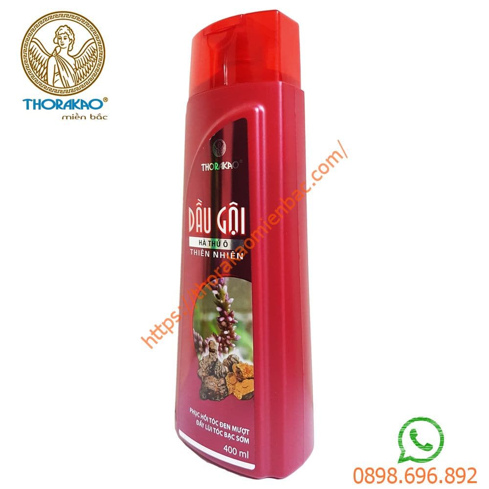 Dầu gội hà thủ ô ngăn rụng tóc, đen tóc Thorakao 400ml | BigBuy360 - bigbuy360.vn