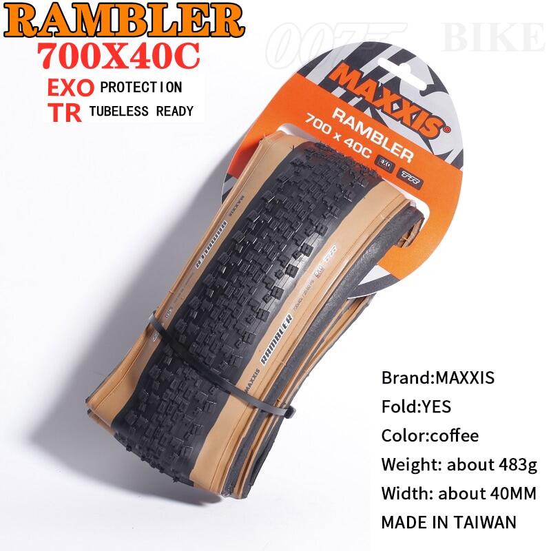 Lốp Xe Đạp MAXXIS RAMBLER 700x40C 700x45C / 50C Chất Lượng Cao
