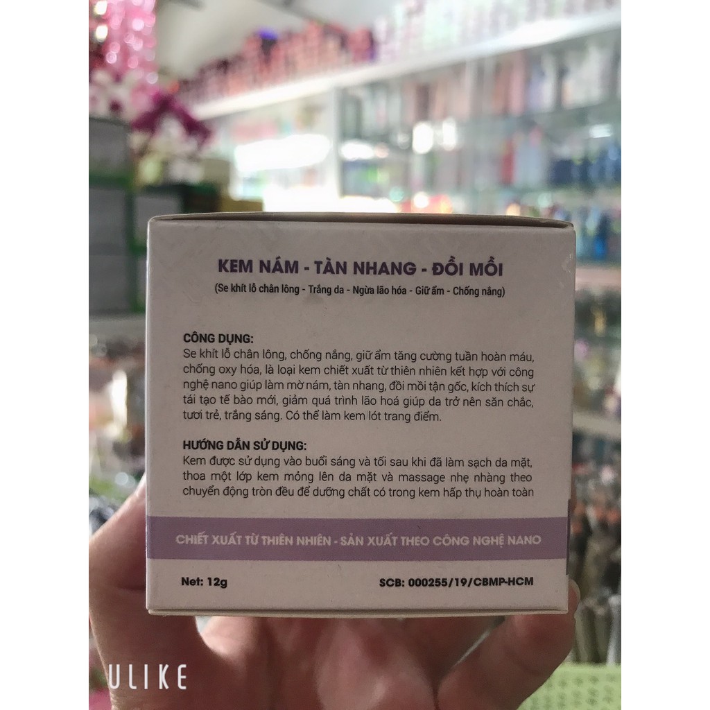 kem COLLAGEN THẢO DƯỢC nám- trắng da-ngừa lão hóa-giữ ẩm-chống nắng 12g