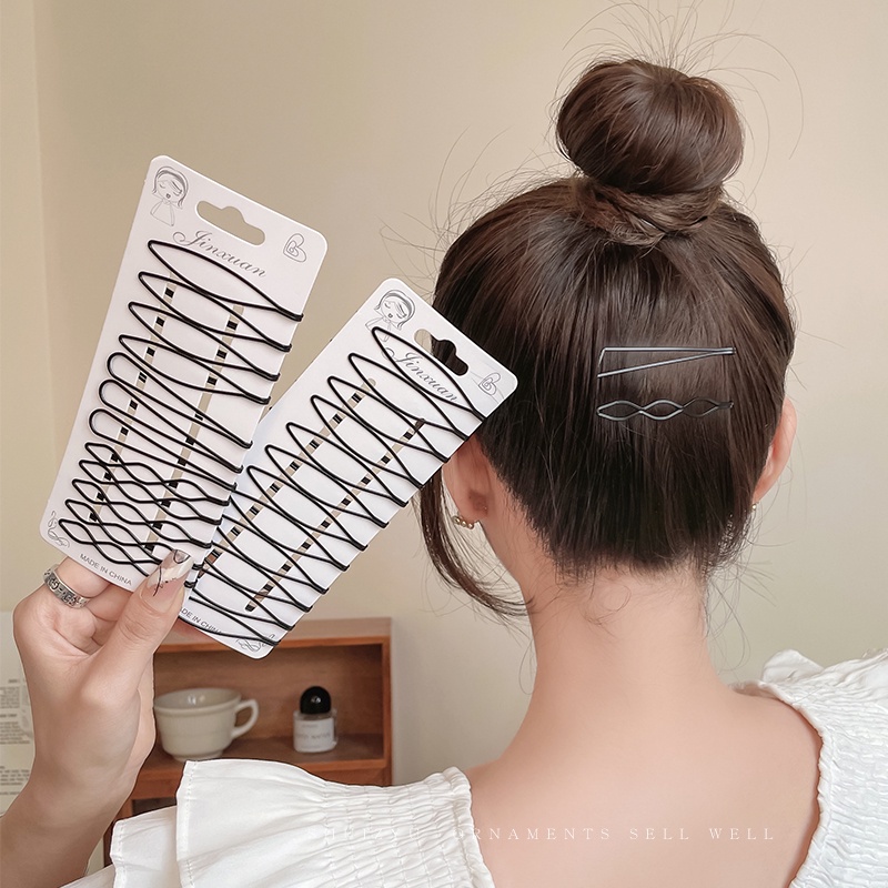 Kẹp Tóc Màu Đen Thời Trang Cá Tính