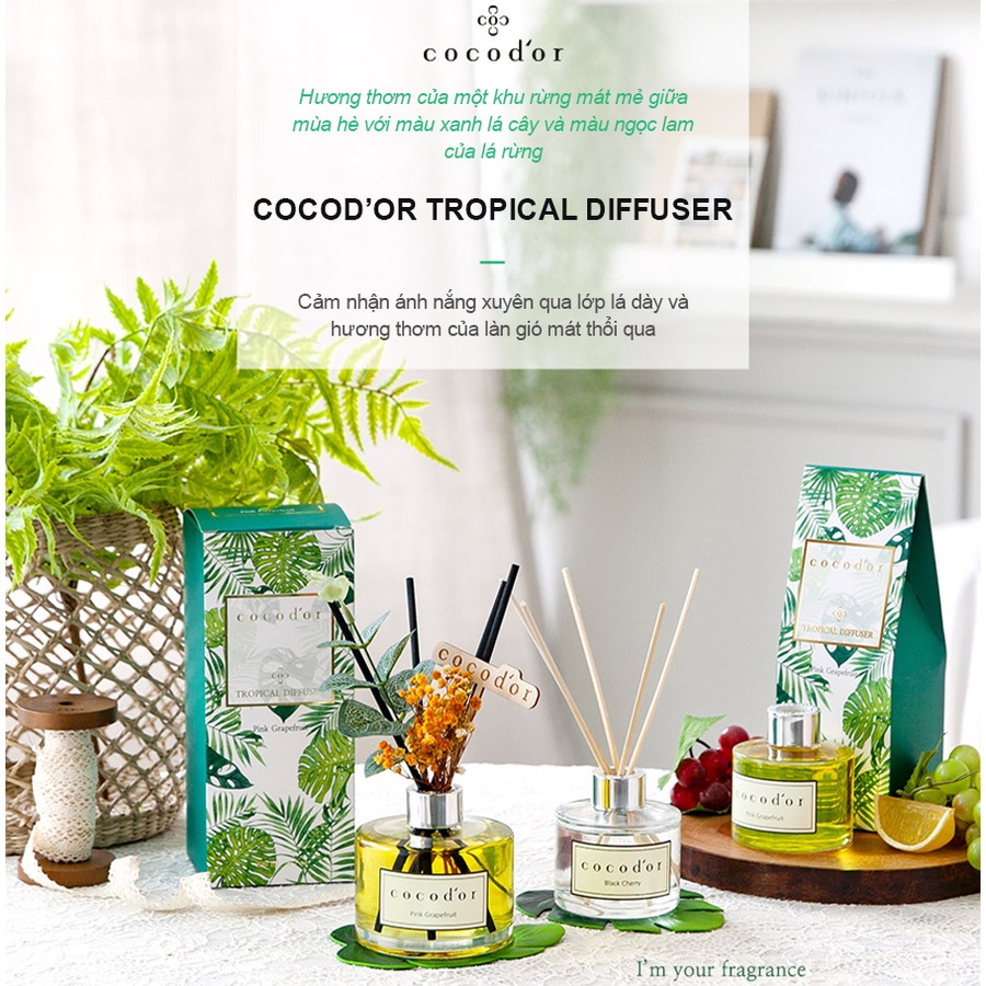 Tinh Dầu Tán Hương Phiên Bản Nhiệt Đới Cocodor Tropical Diffuser 200ml