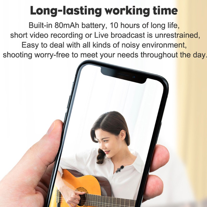 Micro Không Dây Kết Nối USB Loại C Hỗ Trợ Phát Sóng Trực Tiếp