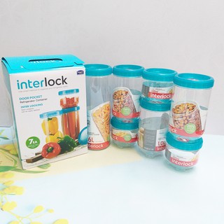 Bộ 7 hộp bảo quản lock&lock - inl303ps7