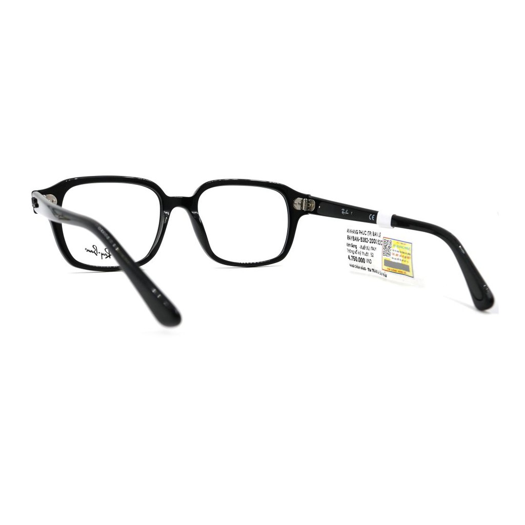 RB5382-Gọng kính nam nữ Rayban chính hãng (51-18-150),t thiết kế dễ đeo bảo vệ mắt