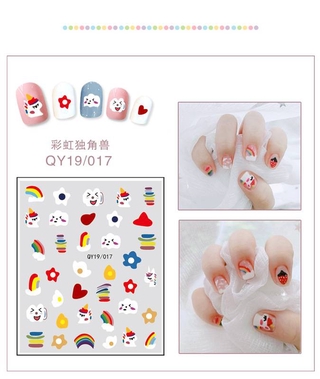 (Hàng Mới Về) Miếng Dán Trang Trí Móng Tay 3d Cá Tính