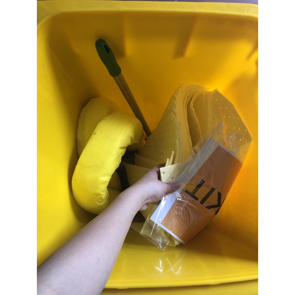 Bộ spill kit ứng cứu dầu tràn và hóa chất 45L